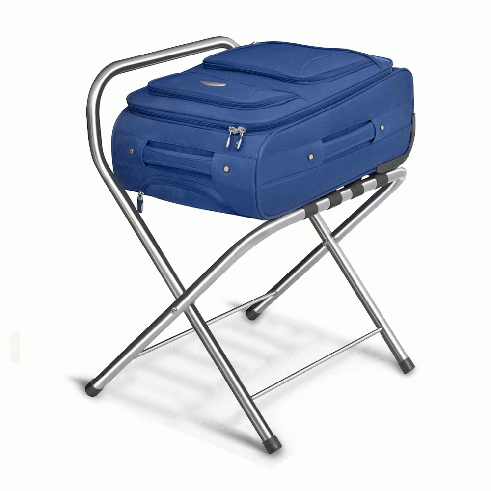 SKU: HS555070 LUGGAGE RACK WITH BACKREST STAINLESS STEEL
