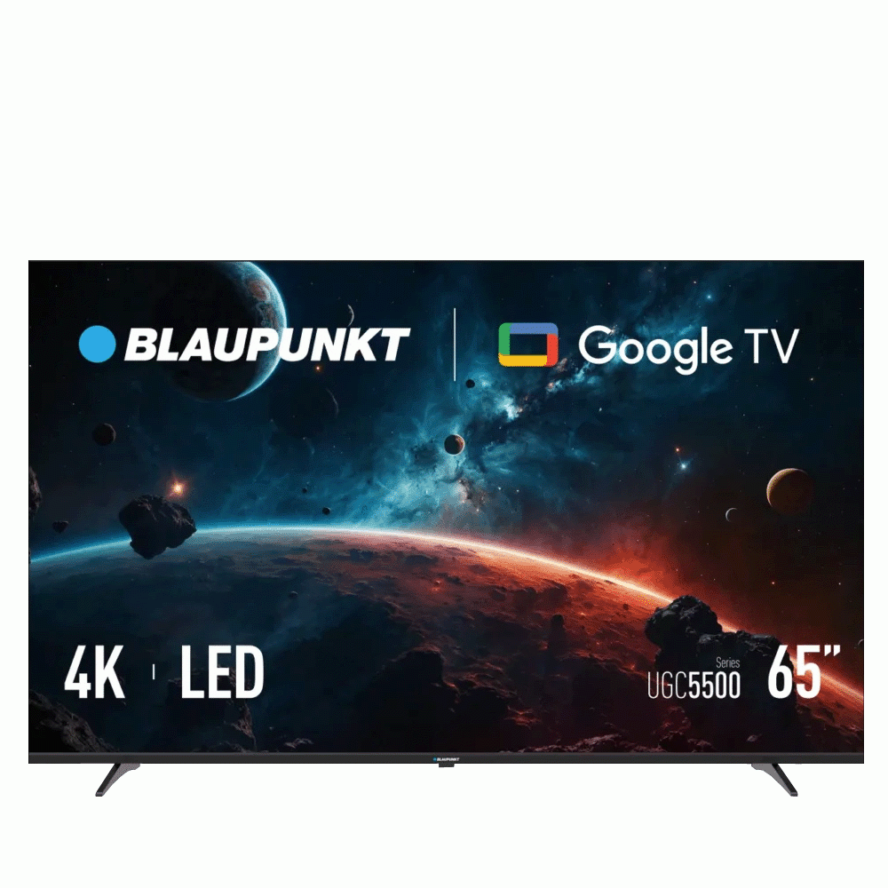 SKU: 65UGC5500S BLAUPUNKT 65" UHD GTV, MEMC, Dolby Vision, Dolby Atmos, BT RC, Frameless