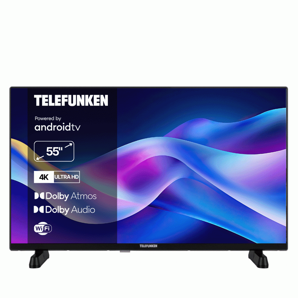 SKU: 55UA9007F/G TELEFUNKEN 55″ 4K UHD ANDROID TV