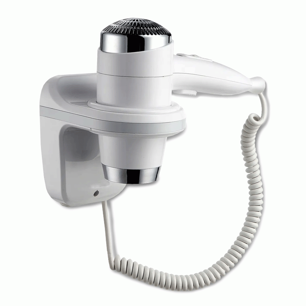 SKU: D09W WALL MOUNTED HAIR DRYER 1800W WHITE