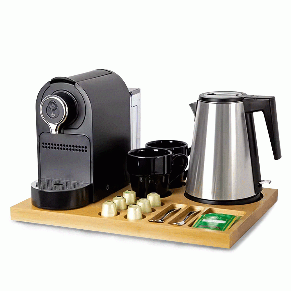 SKU: N42WNAT-K85SI SET KETTLE 0.8L & WOODEN TRAY