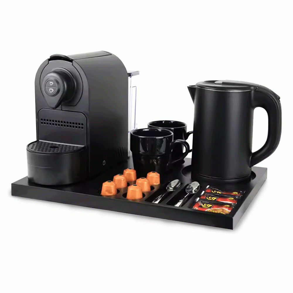 SKU: N42WBL-H1268BL SET KETTLE 0.8L & WOODEN TRAY