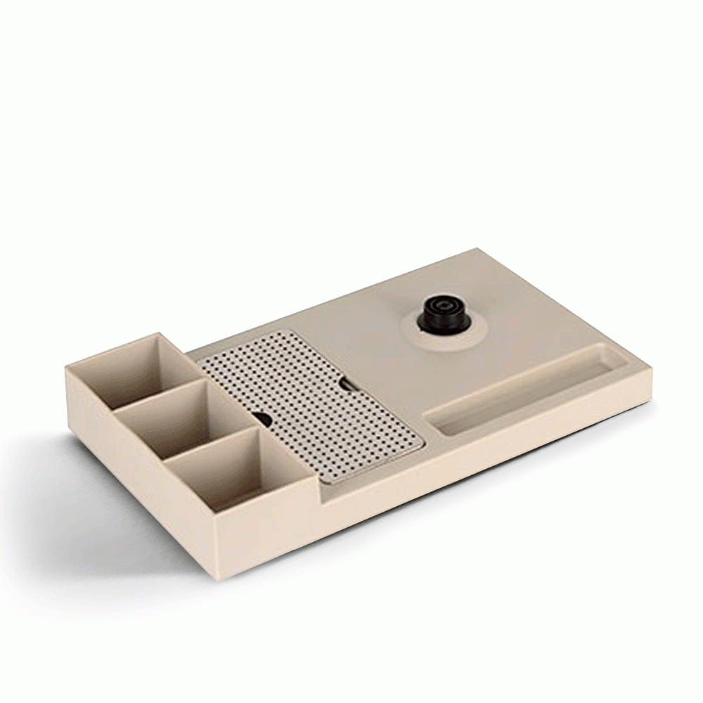 SKU: P-K83KHAKI KETTLE 0.8L WITH TRAY SET
