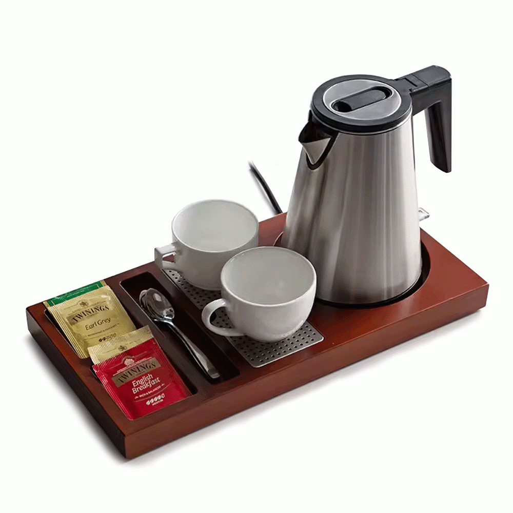 SKU: S-TRAY WOODEN WELCOME TRAY BROWN BEECH