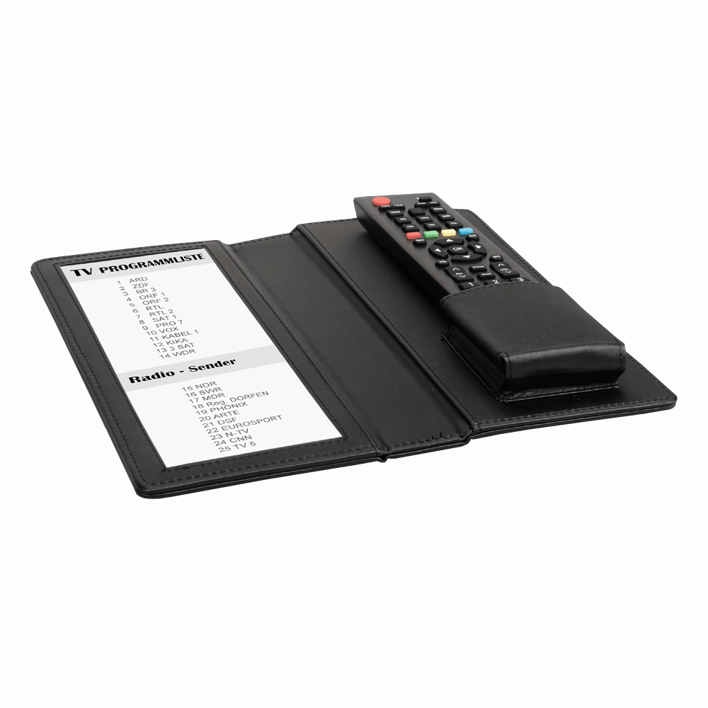 L-19 PU LEATHER REMOTE CONTROL HOLDER