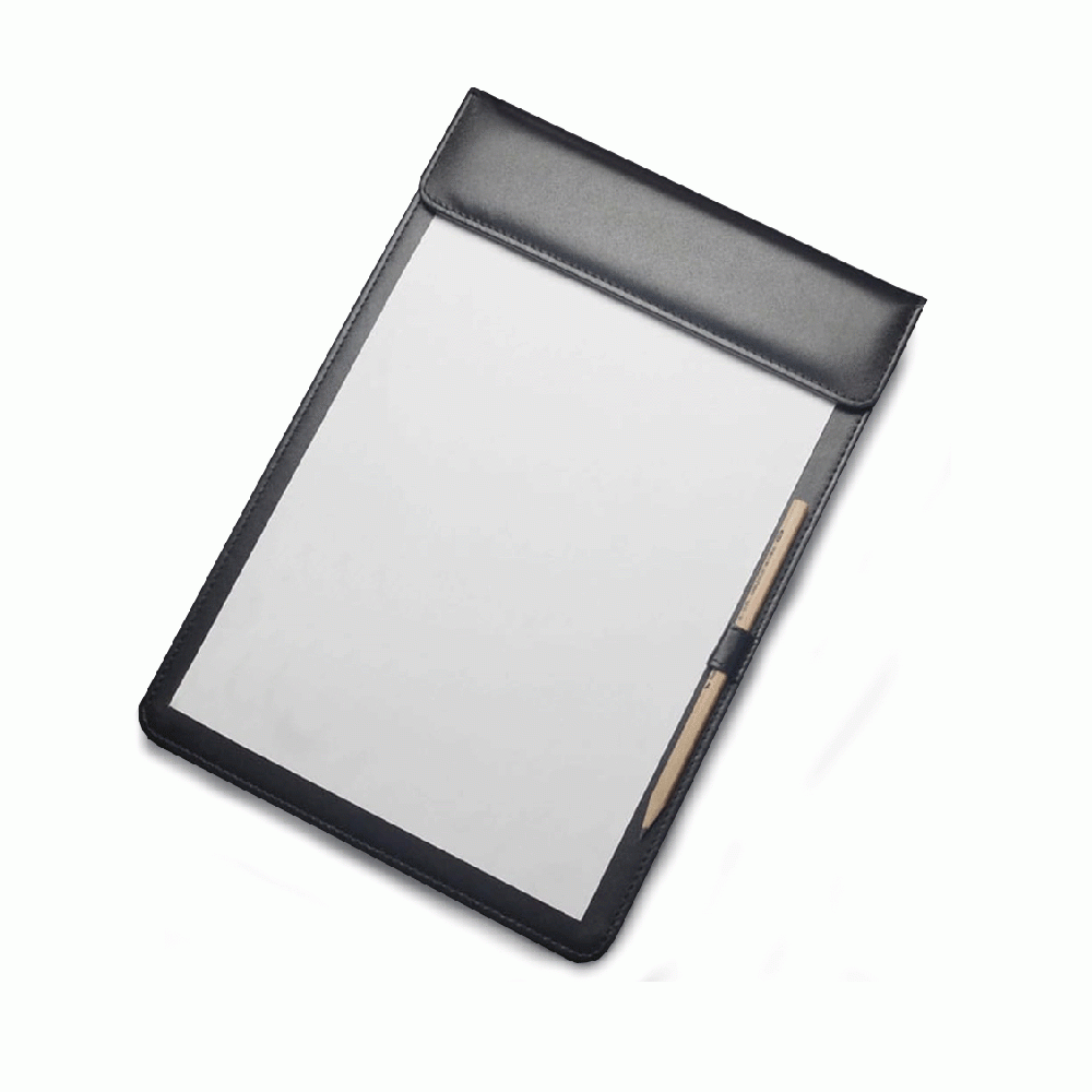 L-23 PU LEATHER NOTEPAD WITH PEN HOLDER