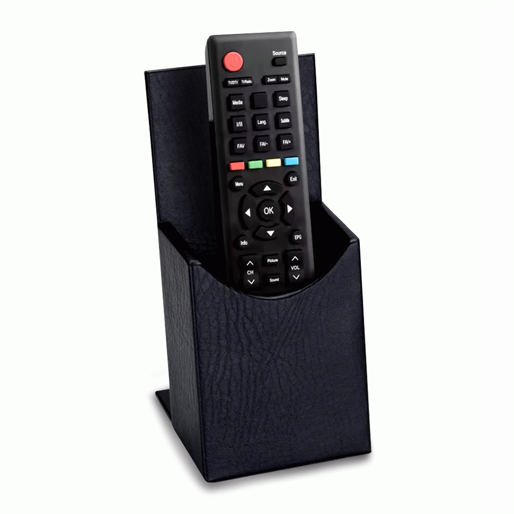 L-08 PU LEATHER SINGLE REMOTE CONTROL HOLDER