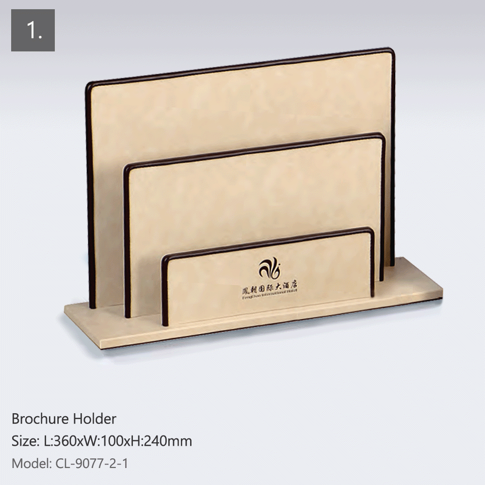 CL-9077-2 PU LEATHER HOTEL AMENITIES 15pcs