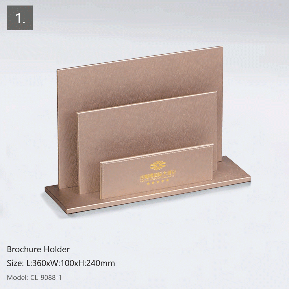 CL-9088 PU LEATHER HOTEL AMENITIES 18pcs