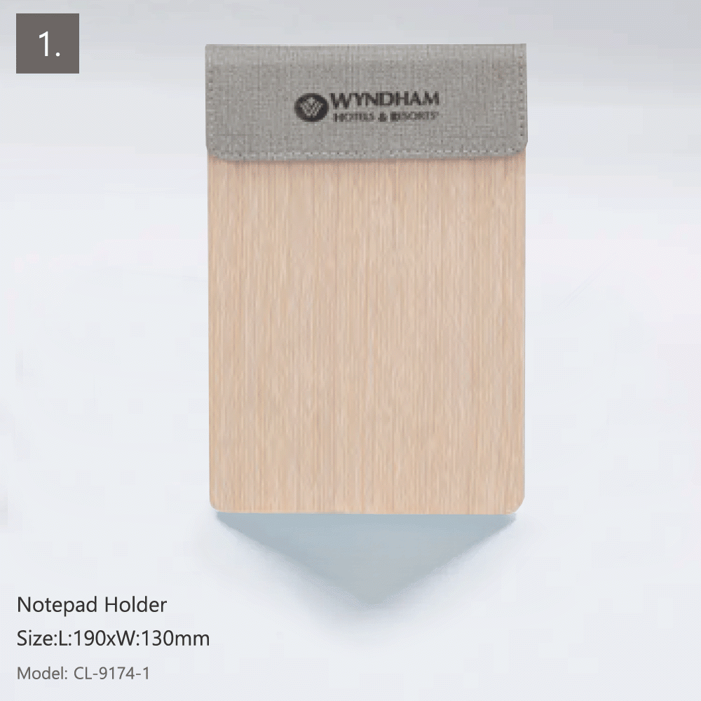 CL-9174 PU LEATHER HOTEL AMENITIES 12pcs