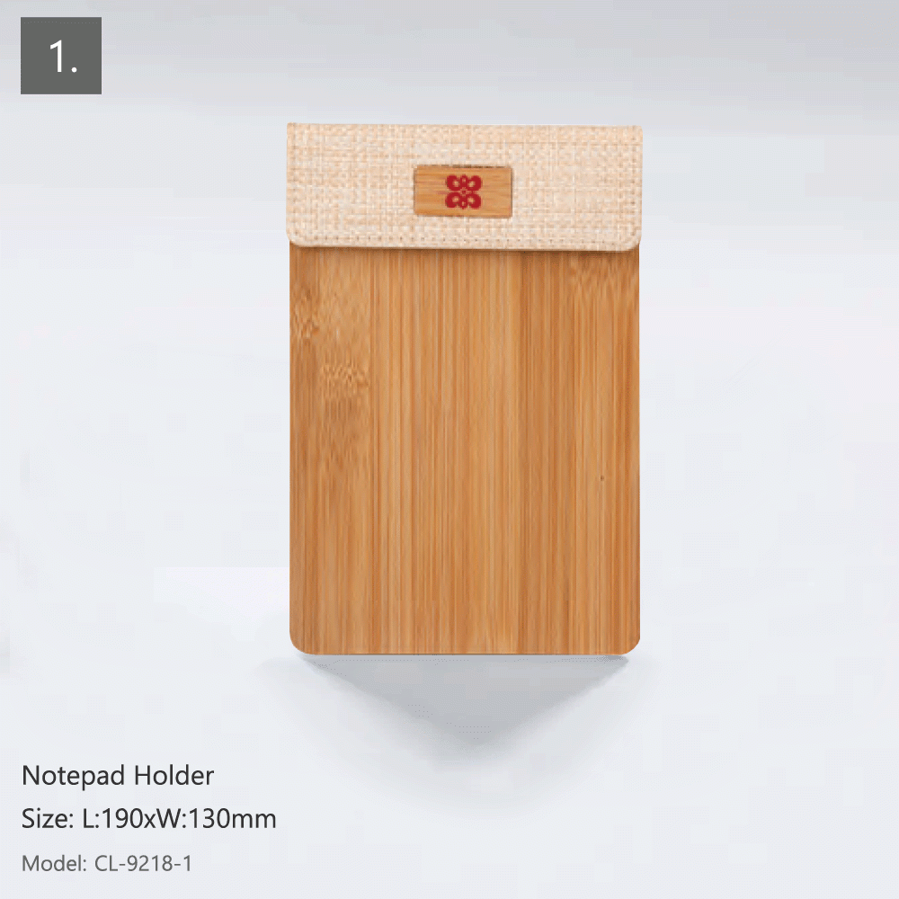 CL-9218 WOOD & PU LEATHER HOTEL AMENITIES 8pcs