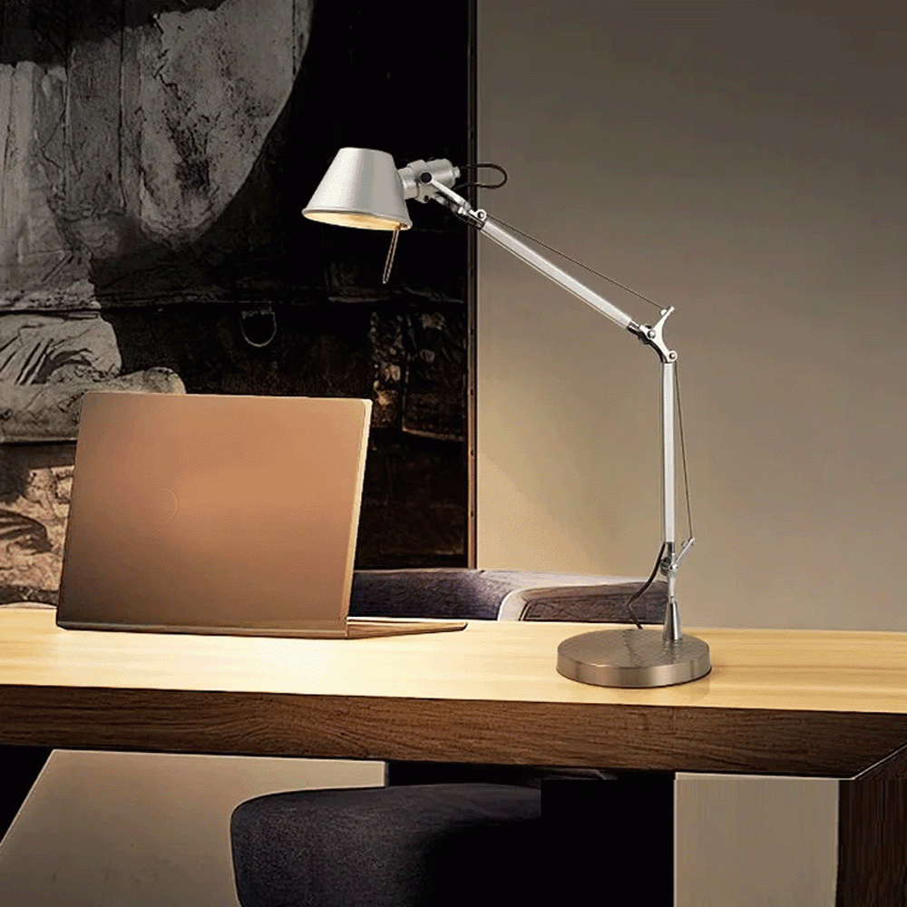 L-02 ALUMINUM SWING ARM DESK LAMP