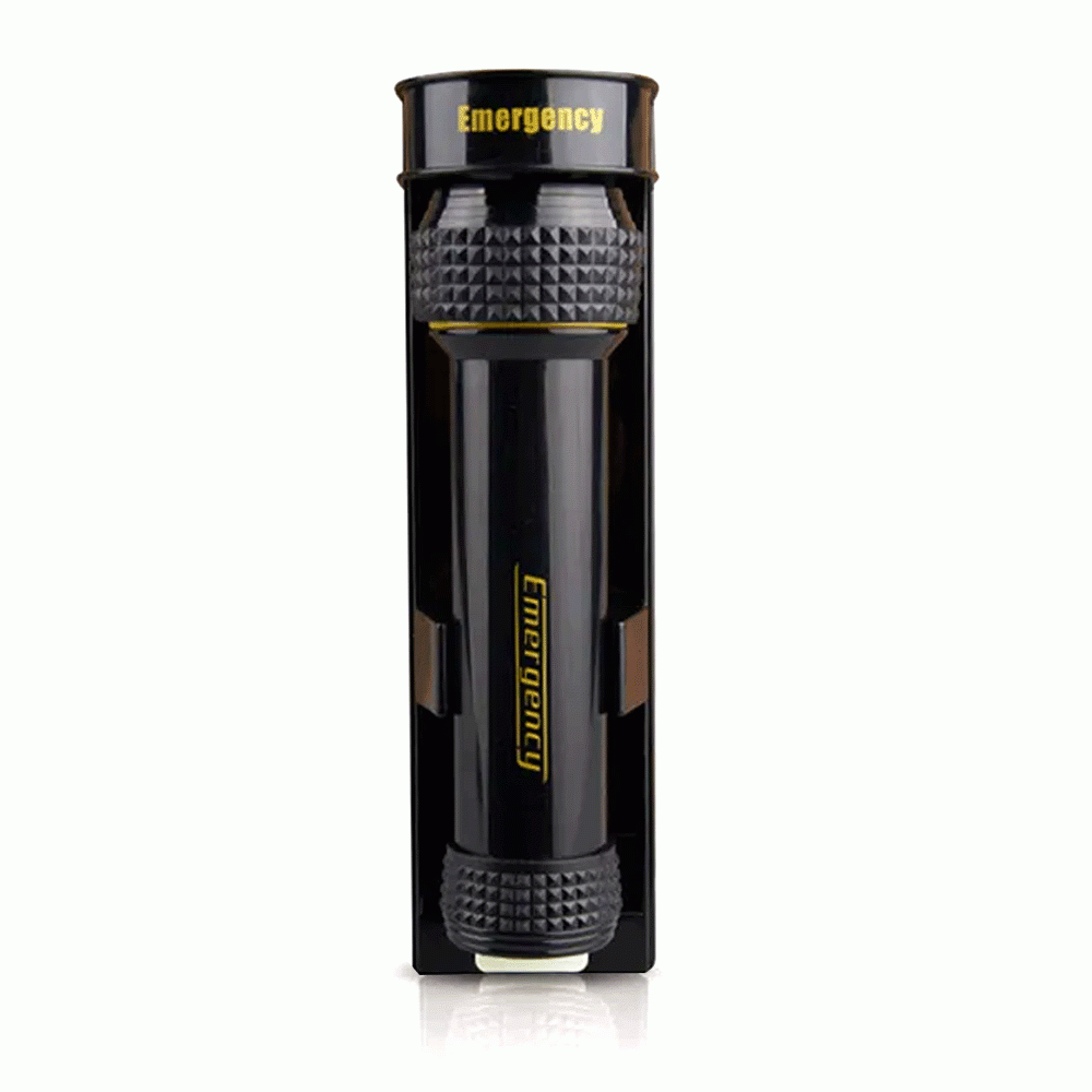 HSF-03BL LED ANTI-FALL FLASHLIGHT WALL MOUNTED - BLACK