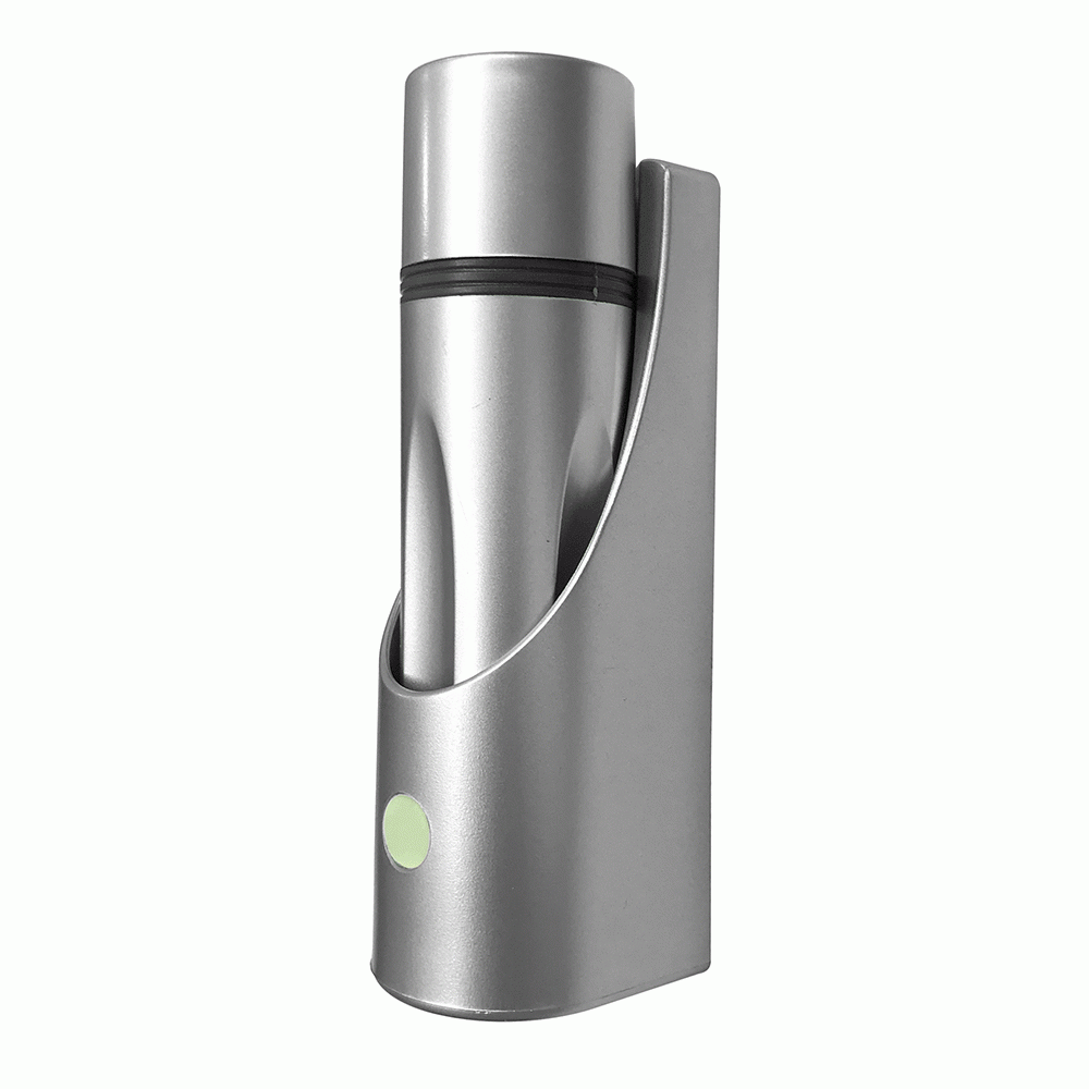 HSF-02SI LED MINI WALL MOUNTED FLASHLIGHT - SILVER