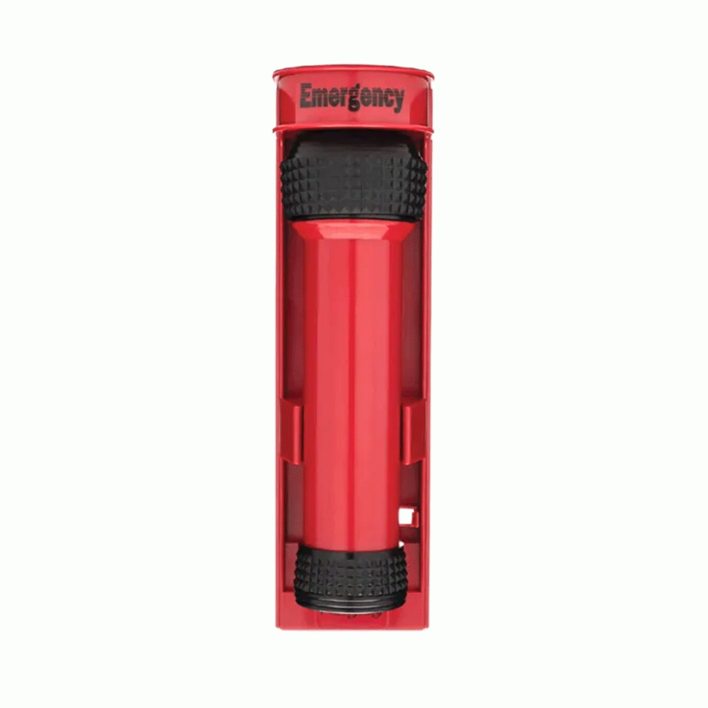 HSF-03RED LED ANTI-FALL FLASHLIGHT WALL MOUNTED - RED