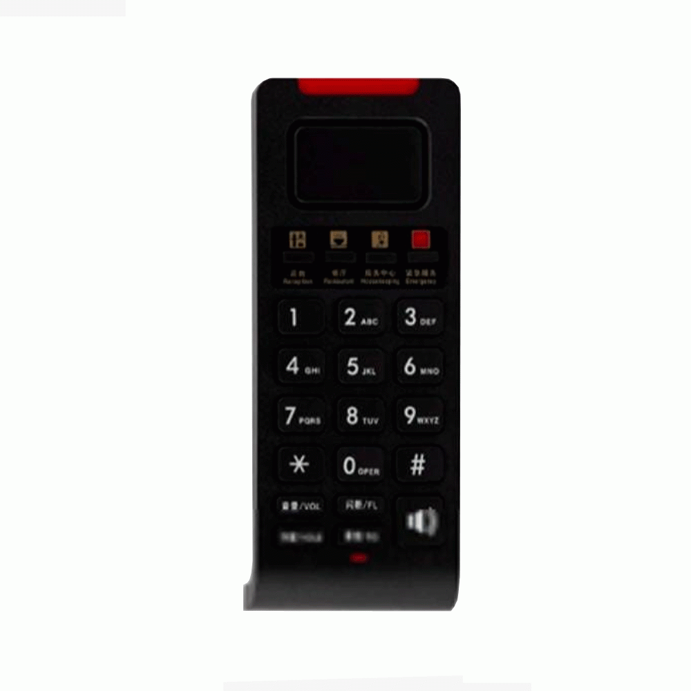 ACE-8905BL WIRELESS HOTEL PHONE EMERGENCY - BLACK