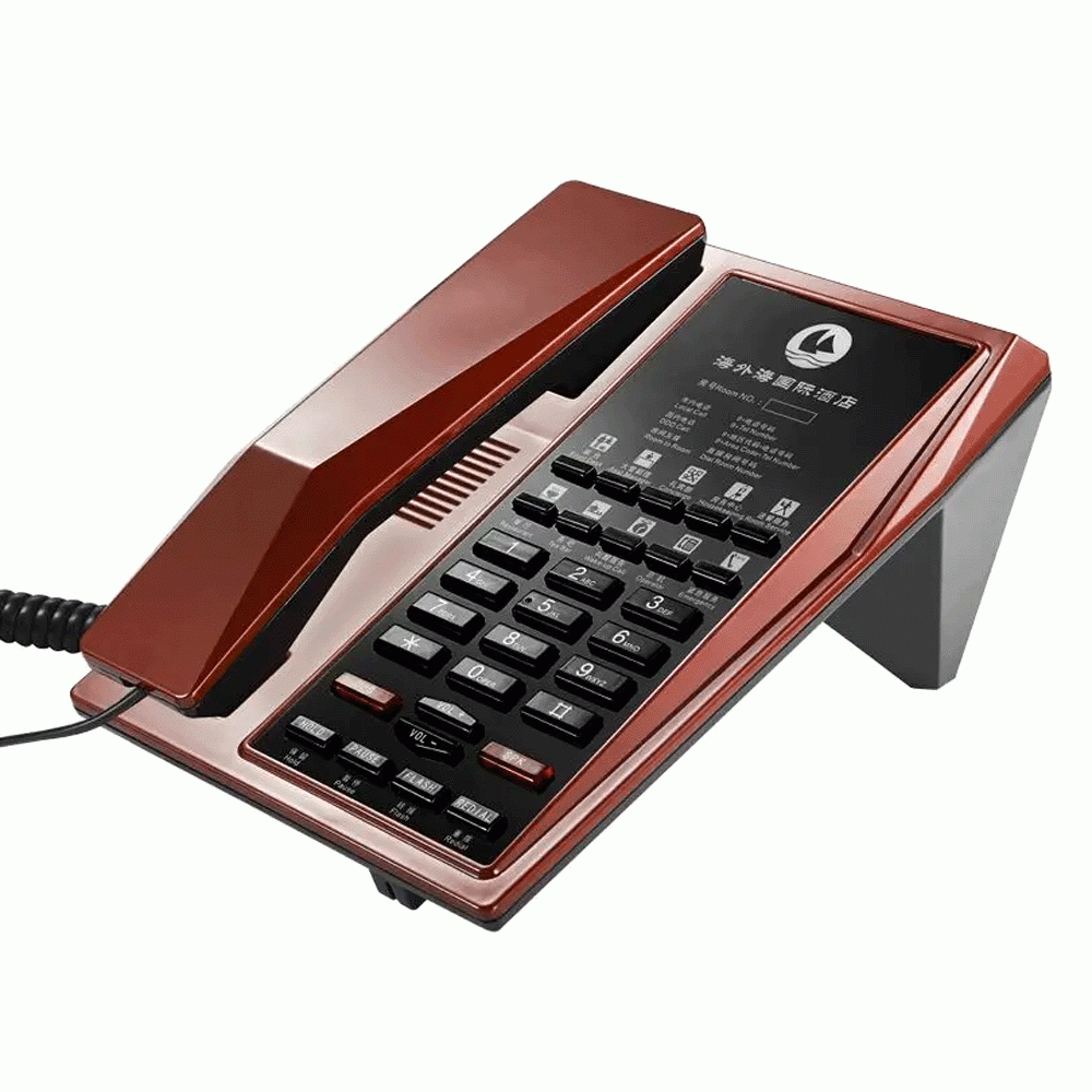 ACE-8901-RED TELEPHONE FOR HOTEL ROOM - RED