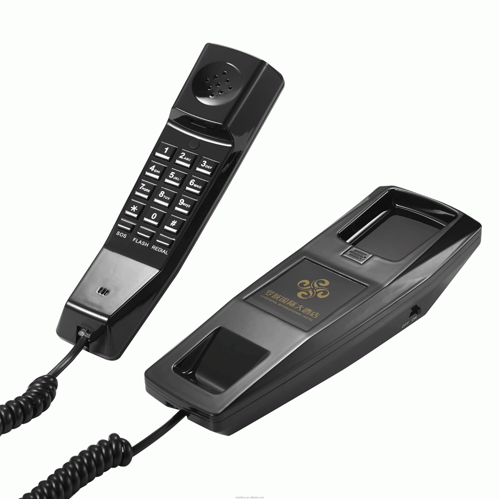 SN-8903UV-BL TELEPHONE FOR HOTEL ROOM - UV OIL BLACK