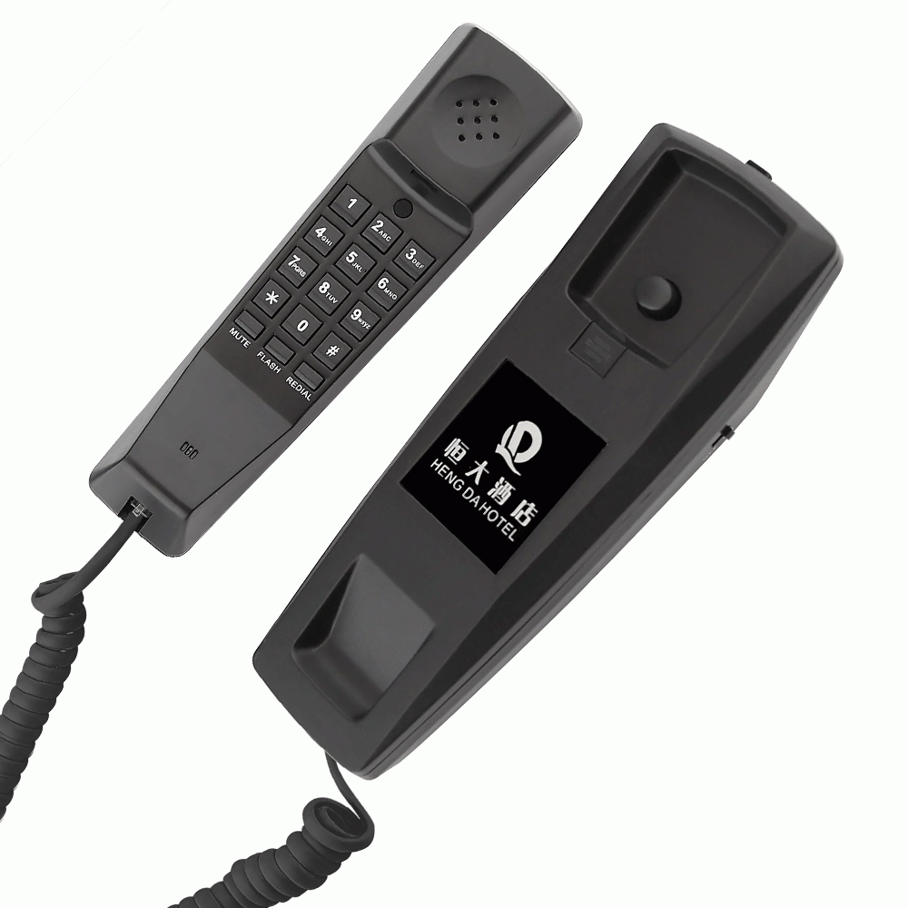 SN-8903BL TELEPHONE FOR HOTEL ROOM - MATT BLACK