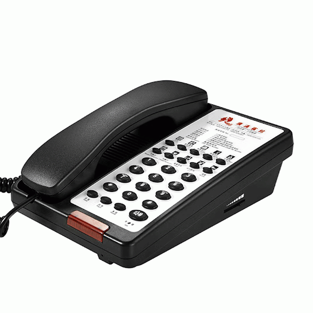 SN-0001BL TELEPHONE FOR HOTEL ROOM - BLACK