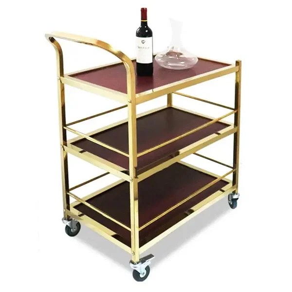 HS-G007 THREE-LAYER SERVICE TROLLEY