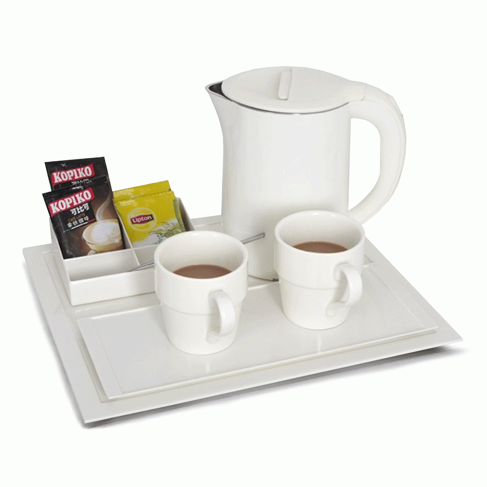 SKU: B-TRAY-WH MELAMINE WELCOME TRAY WHITE