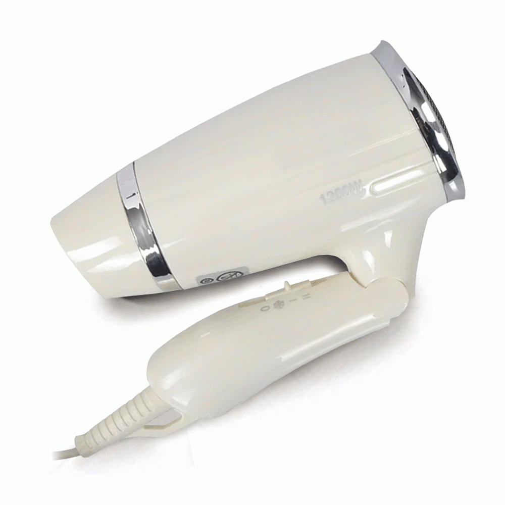 SKU: F5W FOLDABLE HAIR DRYER 1200W WHITE
