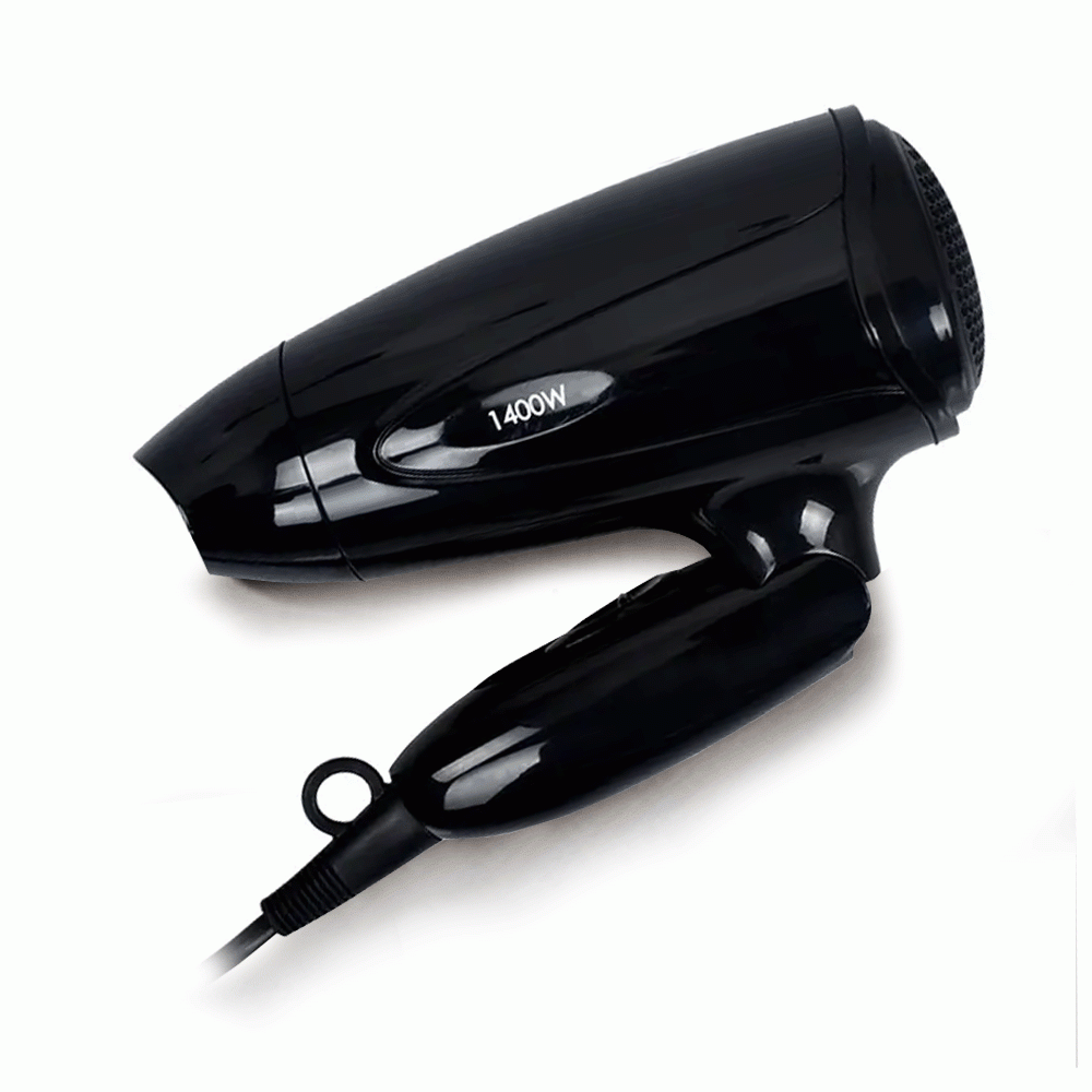 SKU: F6B FOLDABLE HAIR DRYER 1400W BLACK