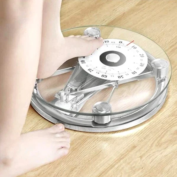 GL-D1102-1 HOTEL MECHANICAL BATHROOM SCALE TEMPERED GLASS
