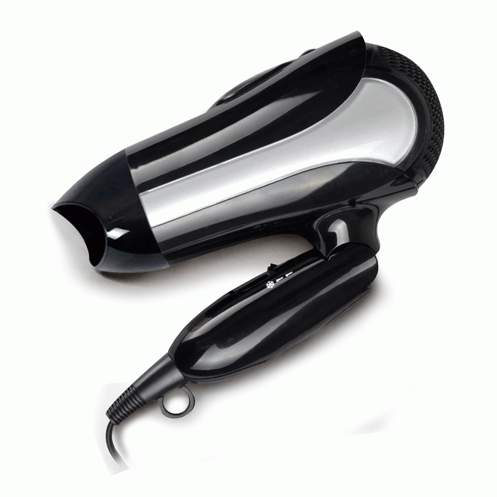 SKU: F7W FOLDABLE HAIR DRYER 1600W BLACK