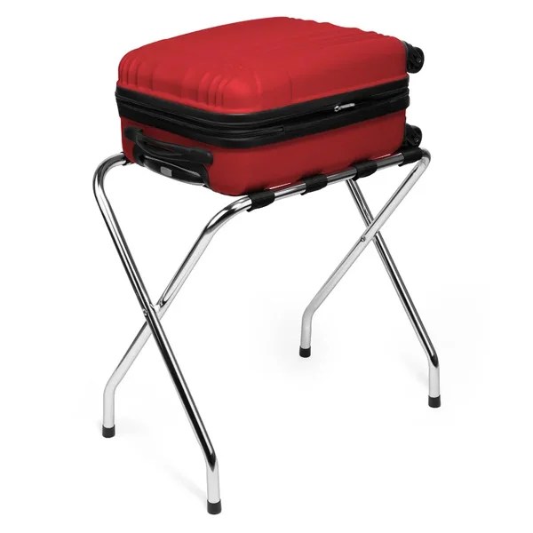 3332500 FOLDING LUGGAGE RACK BACKLESS S.STEEL