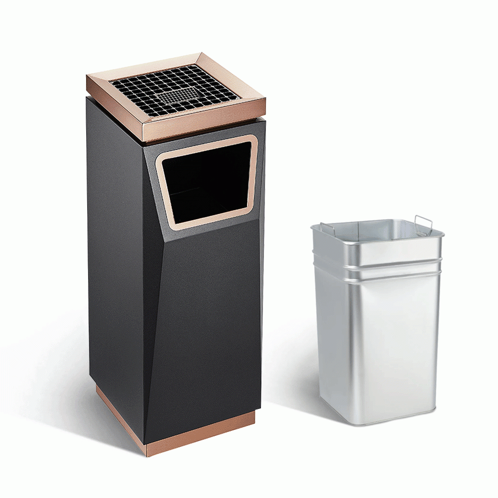 SKU: HS-175 STANDING BIN WITH ASHTRAY