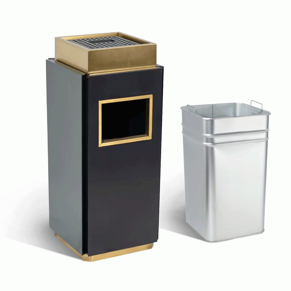 SKU: HS-109 STANDING BIN WITH ASHTRAY