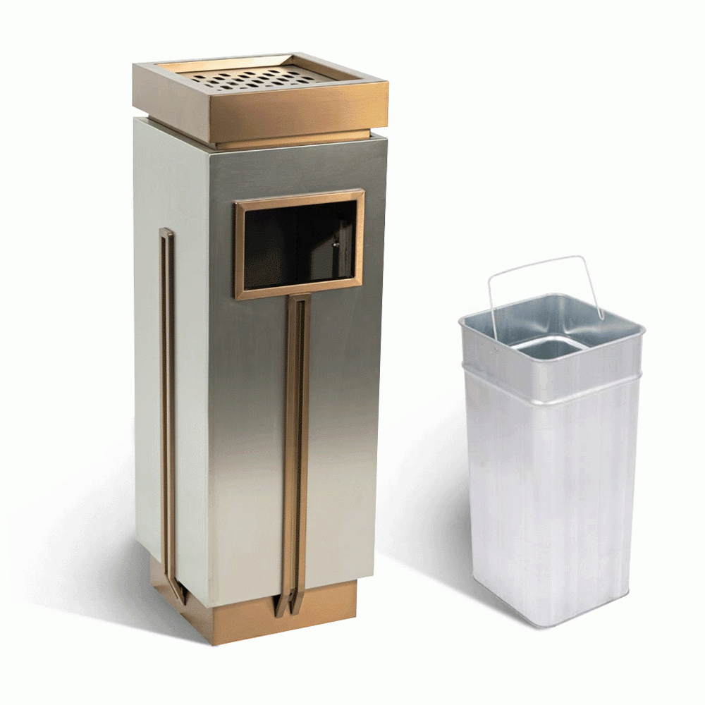 SKU: HS-110A STANDING BIN WITH ASHTRAY