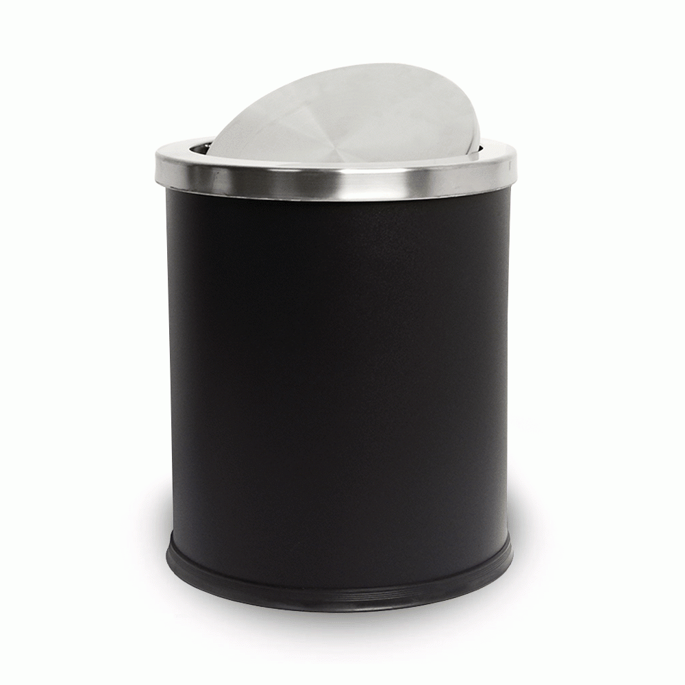 SKU: GPX-110X-B SWING LID WASTE BIN 10Ltr