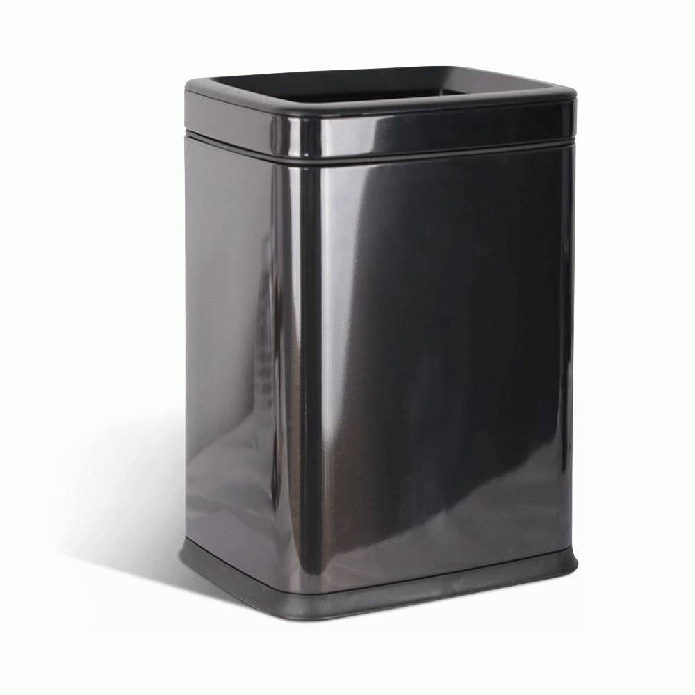 SKU: HDX-102 OPEN TOP STAINLESS STEEL WASTE BIN 8Ltr