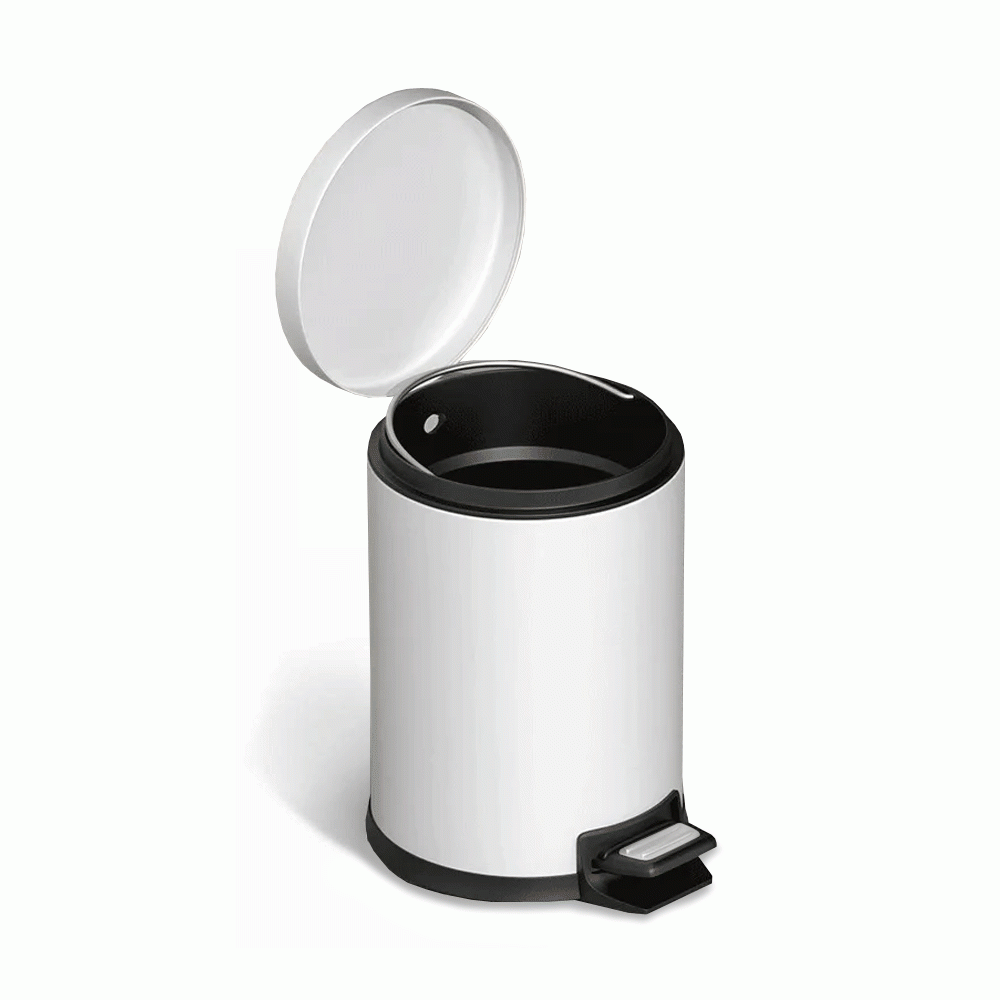 SKU: WD-ST-5LW PEDAL DUSTBIN 5Ltr (SIZE OPTIONS:  5Ltr, 7Ltr, 8Ltr, 10Ltr)