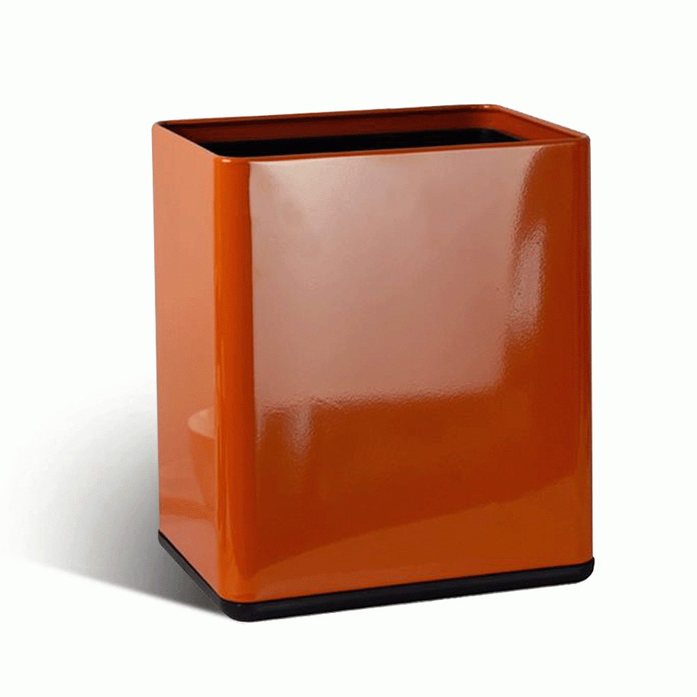 SKU: HDX-103OR OPEN TOP METAL WASTE BIN 12Ltr