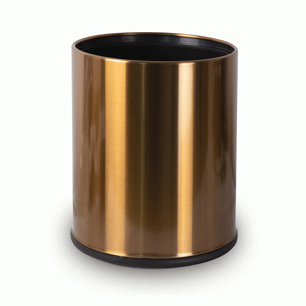 SKU: HDX-101GO OPEN TOP METAL WASTE BIN 10Ltr
