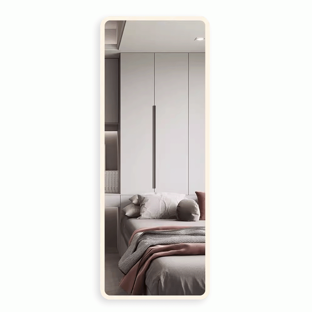 SKU: QSJ-021 FULL LENGTH LED FRONT LIGHT FRAMELESS MIRROR
