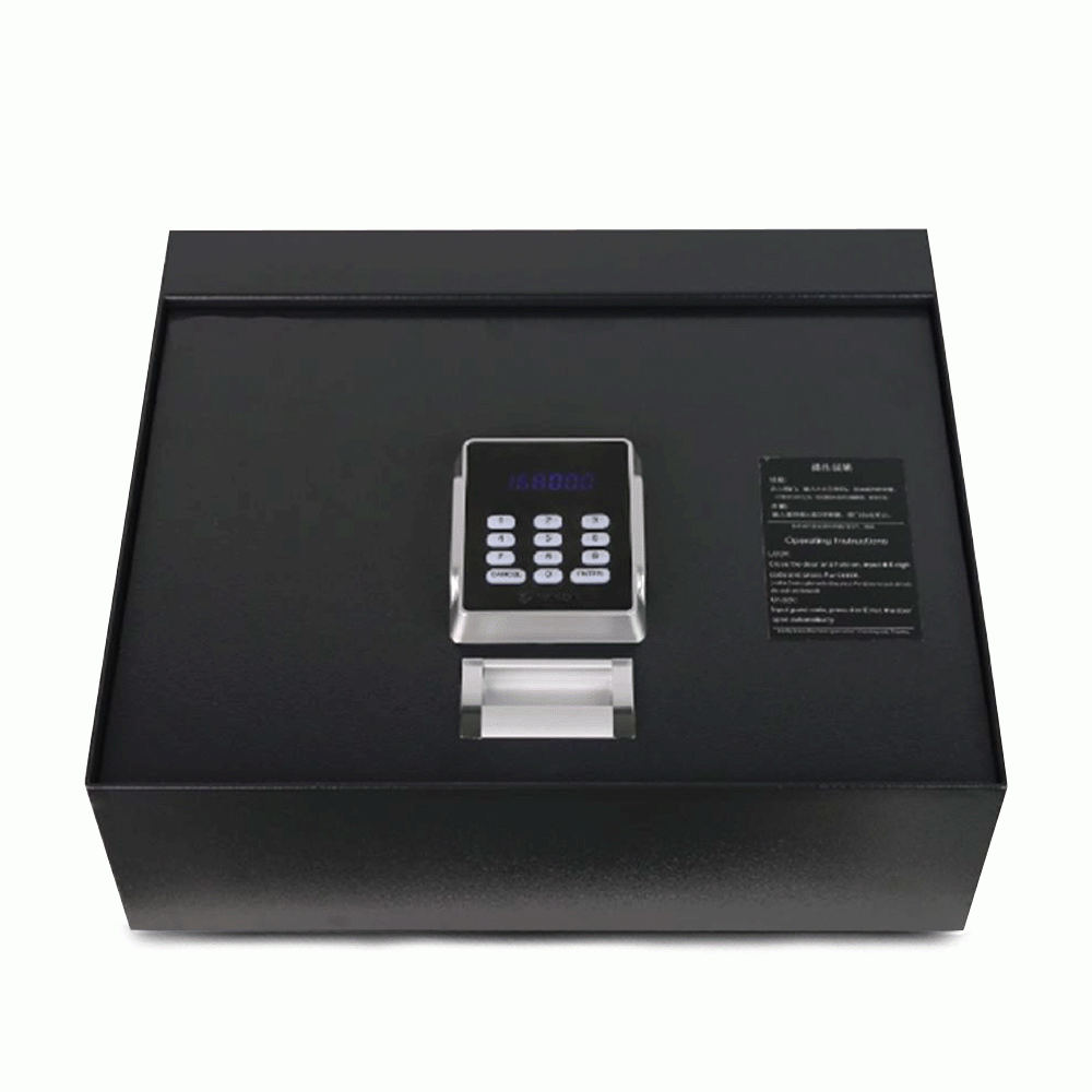 SKU: E4035B TOP OPEN SAFE BOX Dim.: 40x35x15cm