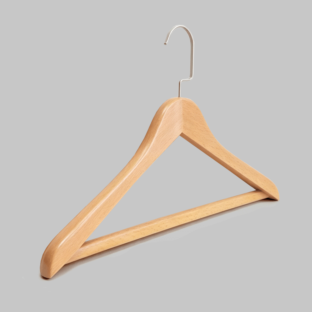 WOODEN CLOTHES HANGER 44.5x3cm