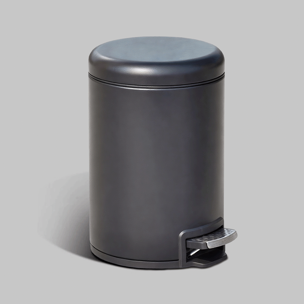 SKU: HS-Q5-5LB PEDAL DUSTBIN 5Ltr (SIZE OPTIONS: 5Ltr, 9Ltr, 12Ltr)