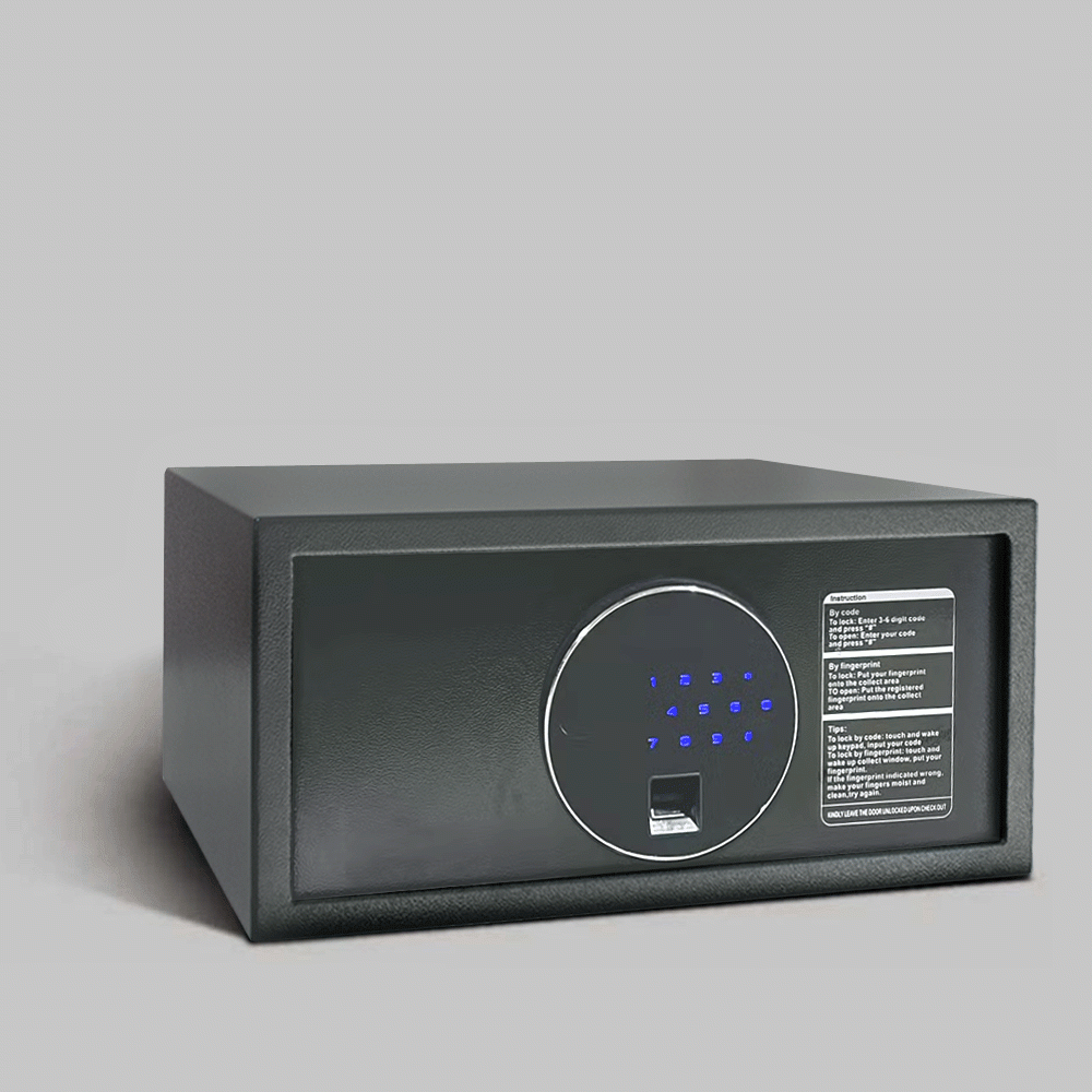 SKU: E2042FP SAFE BOX FINGERPRINT Dim.: 42x37x20cm