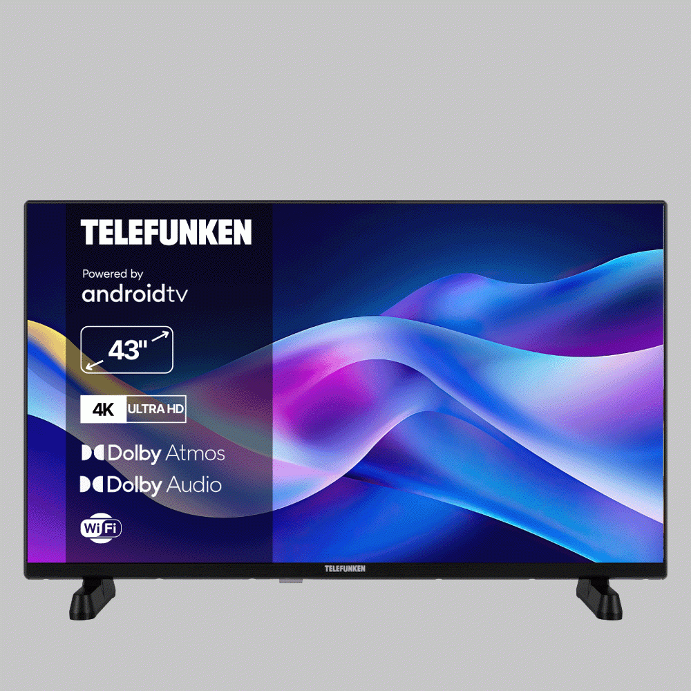 SKU: 43UA9007F/G TELEFUNKEN 43″ 4K ANDROID TV