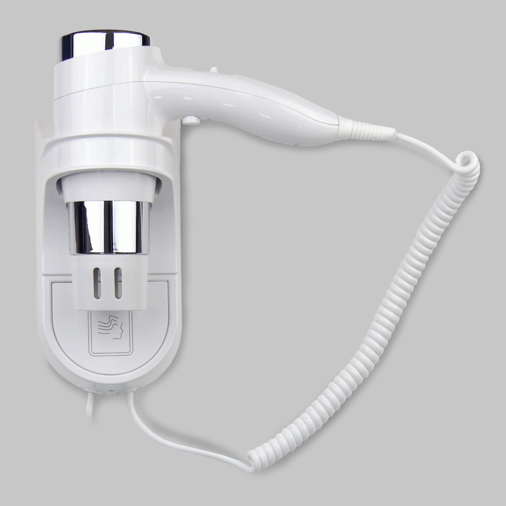 SKU: D07-2W WALL MOUNTED HAIR DRYER 1600W WHITE