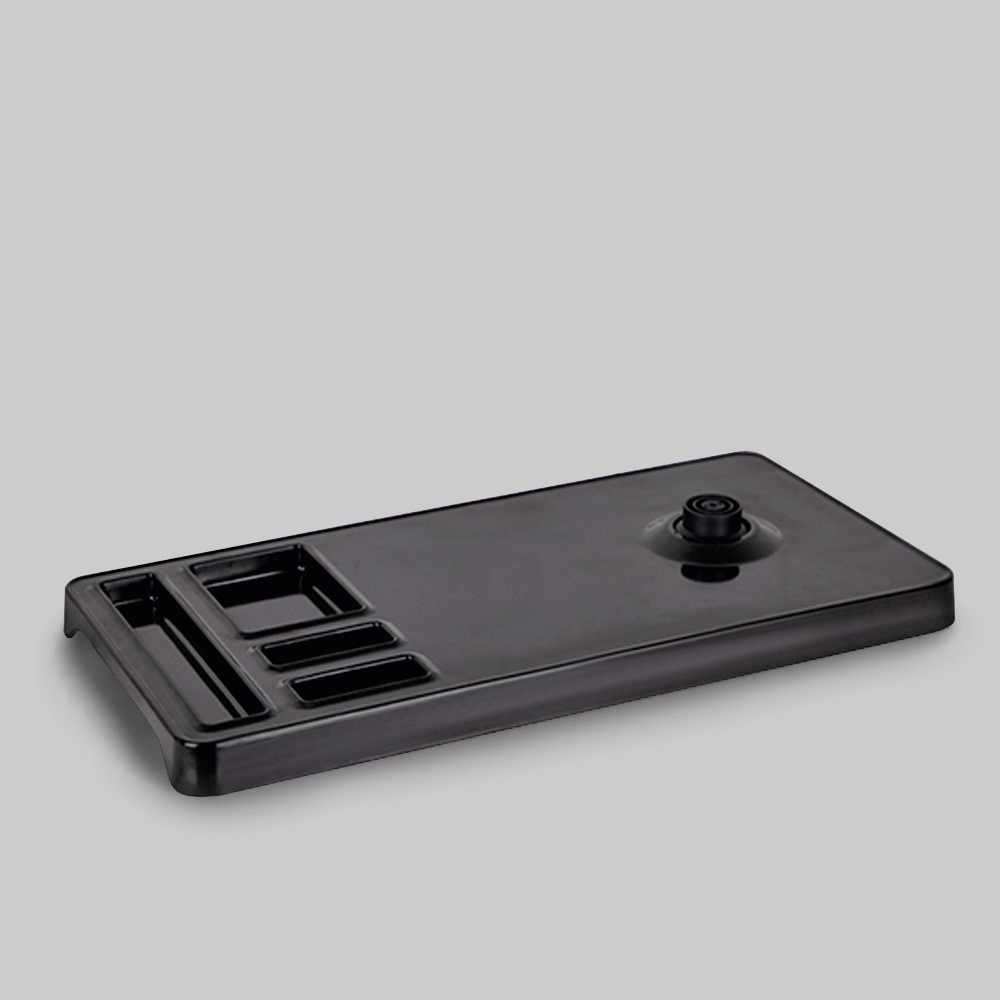 SKU: D-TRAY MELAMINE WELCOME TRAY BLACK