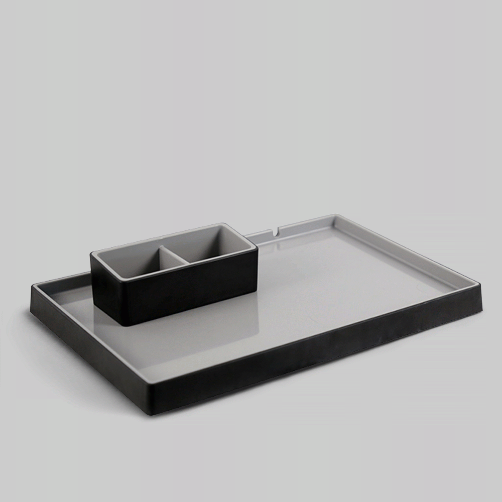 SKU: R1-TRAY-B DUAL COLOR ABS WELCOME TRAY BLACK
