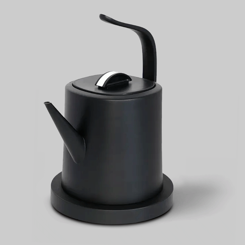 SKU: K103 VRANUS HALF HANDLE KETTLE 1.0Ltr BLACK