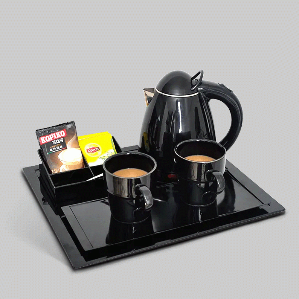 SKU: B-H0880S-BL KETTLE 0.8L WITH TRAY SET